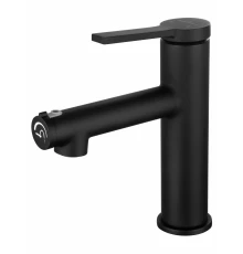 Смеситель для раковины с функцией полоскания WONZON & WOGHAND, Черный матовый (WW-H1017-MB)