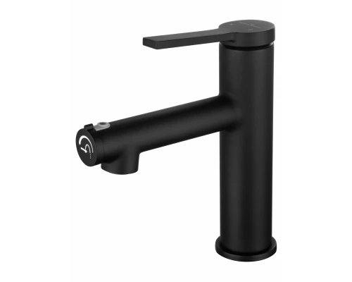 Смеситель для раковины с функцией полоскания WONZON & WOGHAND, Черный матовый (WW-H1017-MB)