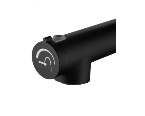 Смеситель для раковины с функцией полоскания WONZON & WOGHAND, Черный матовый (WW-H1017-MB)