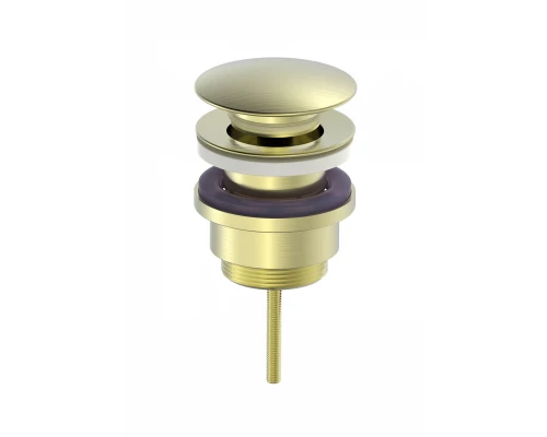 Донный клапан для раковины 1 1/4 WONZON & WOGHAND, Брашированное золото (WW-88SS07-BG)