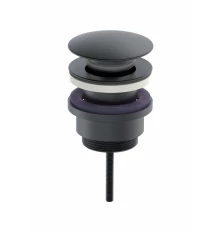 Донный клапан для раковины 1 1/4 WONZON & WOGHAND, Темный графит (WW-88SS07-BGM)