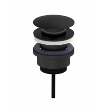 Донный клапан для раковины 1 1/4 WONZON & WOGHAND, Черный матовый (WW-88SS07-MB)