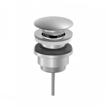 Донный клапан для раковины WONZON & WOGHAND, Брашированный никель (WW-88SS07-BN)