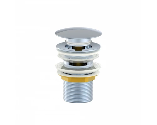 Донный клапан для раковины с переливом 1 1/4 WONZON & WOGHAND, Хром (WW-88SS01-CR)