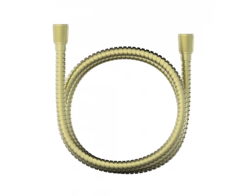 Шланг для душа в металлической оплётке 1500 мм WONZON & WOGHAND, Брашированное золото (WW-88RG02-1500-BG)