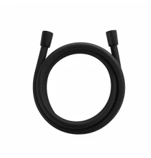 Шланг для душа в силиконовой оплётке 1000 мм WONZON & WOGHAND, Черный матовый (WW-RG01-1000-MB)