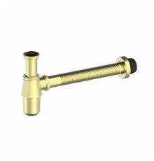 Сифон для раковины WONZON & WOGHAND, Брашированное золото (WW-88SS102-BG)