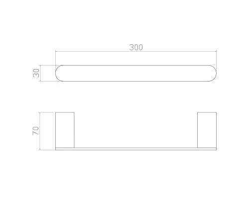 Кольцо для полотенец WONZON & WOGHAND CARBON, Черный (WW-7713)
