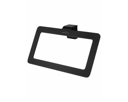 Кольцо для полотенец WONZON & WOGHAND ECLIPSE, Черный матовый (WW-V2201-MB)