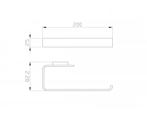 Кольцо для полотенец WONZON & WOGHAND LOTTE, Хром (WW-8313)
