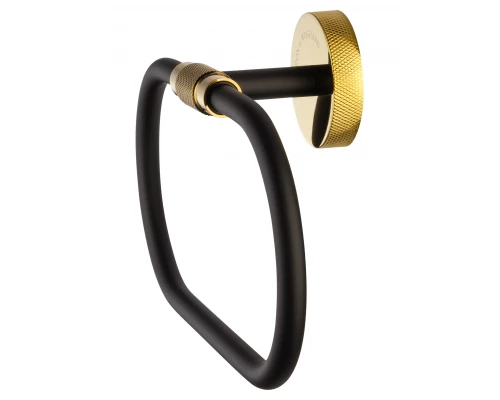 Кольцо для полотенец WONZON & WOGHAND MAJESTIC, Черный/Золото (WW-9213)