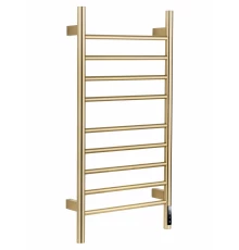 Полотенцесушитель электрический WONZON & WOGHAND BONN, Брашированное золото (WW-AL409-BG)