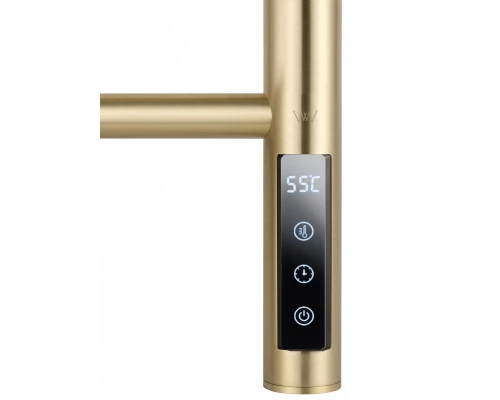 Полотенцесушитель электрический WONZON & WOGHAND BONN, Брашированное золото (WW-AL409-BG)