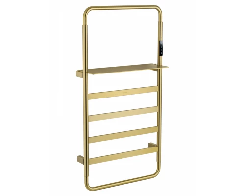 Полотенцесушитель электрический WONZON & WOGHAND DÜSSELDORF, Брашированное золото (WW-A203-BG)