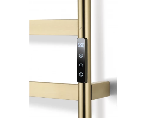 Полотенцесушитель электрический WONZON & WOGHAND DÜSSELDORF, Брашированное золото (WW-A204-BG)