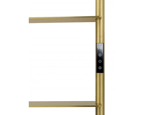 Полотенцесушитель электрический WONZON & WOGHAND DÜSSELDORF, Брашированное золото (WW-A205-BG)