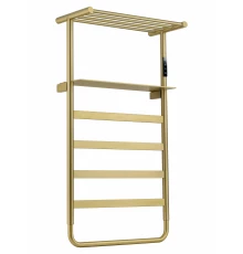 Полотенцесушитель электрический WONZON & WOGHAND DÜSSELDORF, Брашированное золото (WW-A208-BG)