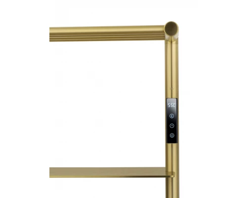 Полотенцесушитель электрический WONZON & WOGHAND DÜSSELDORF, Брашированное золото (WW-A208-BG)