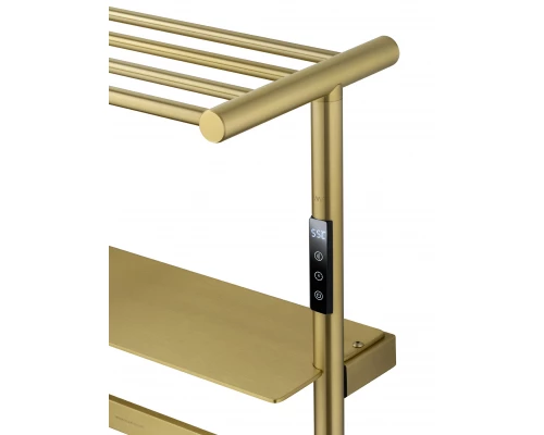 Полотенцесушитель электрический WONZON & WOGHAND DÜSSELDORF, Брашированное золото (WW-A208-BG)