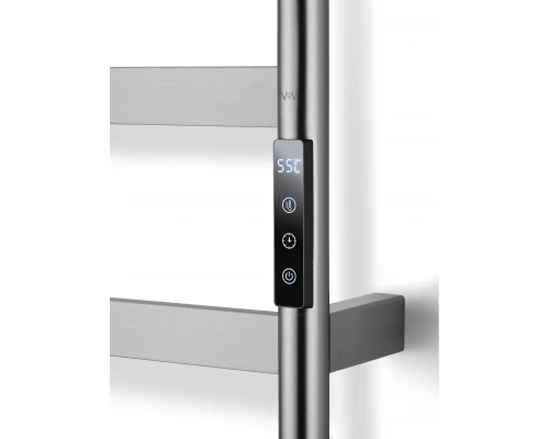 Полотенцесушитель электрический WONZON & WOGHAND DÜSSELDORF, Брашированный никель (WW-A204-BR)