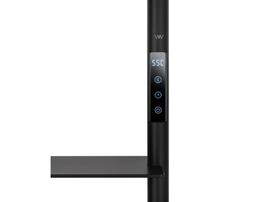 Полотенцесушитель электрический WONZON & WOGHAND DÜSSELDORF, Черный матовый (WW-A203-MB)