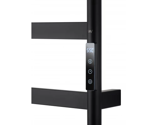 Полотенцесушитель электрический WONZON & WOGHAND DÜSSELDORF, Черный матовый (WW-A204-MB)