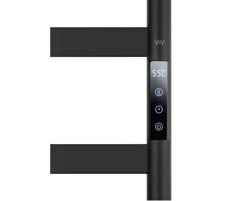 Полотенцесушитель электрический WONZON & WOGHAND DÜSSELDORF, Черный матовый (WW-A204-MB)