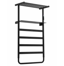 Полотенцесушитель электрический WONZON & WOGHAND DÜSSELDORF, Черный матовый (WW-A208-MB)