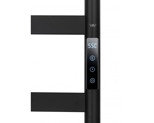 Полотенцесушитель электрический WONZON & WOGHAND ESSEN, Черный матовый (WW-A405-MB)