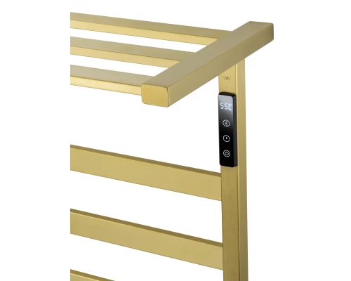 Полотенцесушитель электрический WONZON & WOGHAND FRANKFURT, Брашированное золото (WW-1029-BG)