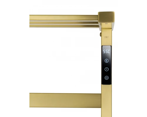 Полотенцесушитель электрический WONZON & WOGHAND FRANKFURT, Брашированное золото (WW-1029-BG)