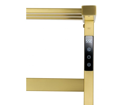 Полотенцесушитель электрический WONZON & WOGHAND FRANKFURT, Брашированное золото (WW-A1026-BG)