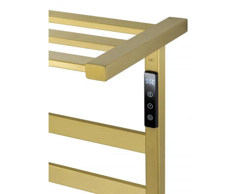 Полотенцесушитель электрический WONZON & WOGHAND FRANKFURT, Брашированное золото (WW-A1026-BG)