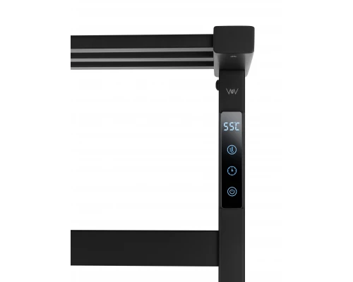 Полотенцесушитель электрический WONZON & WOGHAND FRANKFURT, Черный матовый (WW-1029-MB)