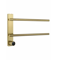 Полотенцесушитель электрический WONZON & WOGHAND NÜRNBERG, Брашированное золото (WW-AL342-BG)