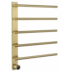 Полотенцесушитель электрический WONZON & WOGHAND NÜRNBERG, Брашированное золото (WW-AL345-BG)