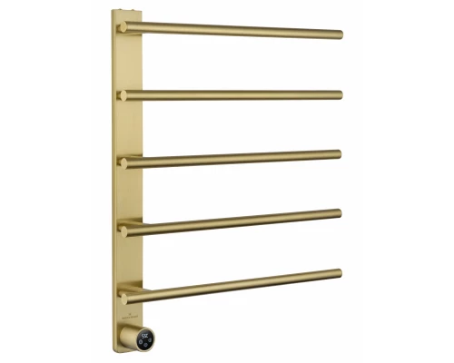 Полотенцесушитель электрический WONZON & WOGHAND NÜRNBERG, Брашированное золото (WW-AL345-BG)