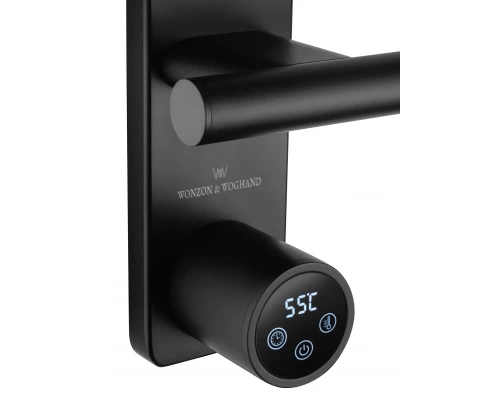 Полотенцесушитель электрический WONZON & WOGHAND NÜRNBERG, Черный матовый (WW-AL344-MB)