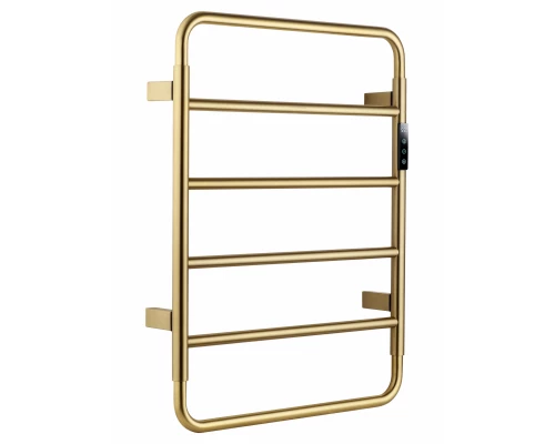Полотенцесушитель электрический WONZON & WOGHAND WISMAR, Брашированное золото (WW-AL201-BG)