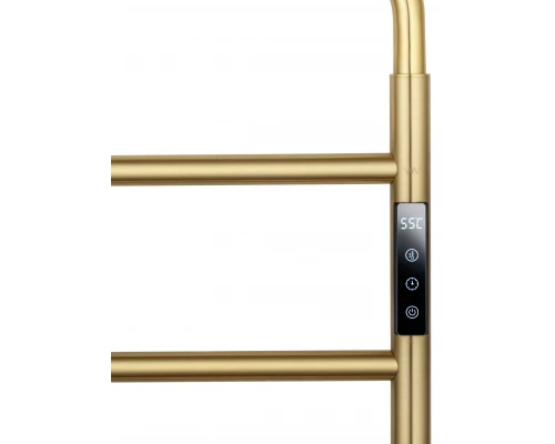 Полотенцесушитель электрический WONZON & WOGHAND WISMAR, Брашированное золото (WW-AL201-BG)