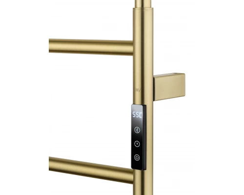 Полотенцесушитель электрический WONZON & WOGHAND WISMAR, Брашированное золото (WW-AL202-BG)