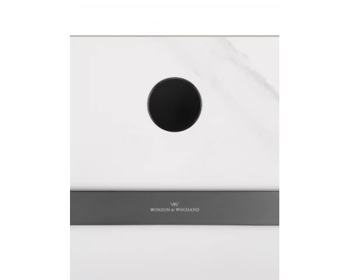 Полотенцесушитель электрический с каменной плитой Белый мрамор WONZON & WOGHAND STUTTGART, Темный графит (WW-A503-GM)