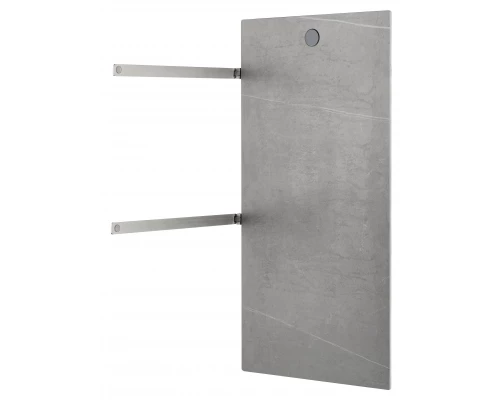 Полотенцесушитель электрический с каменной плитой Серый мрамор WONZON & WOGHAND STUTTGART, Брашированный никель (WW-A502-BR)