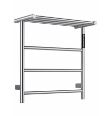 Полотенцесушитель электрический с полкой WONZON & WOGHAND BONN, Брашированный никель (WW-AL402-BR)