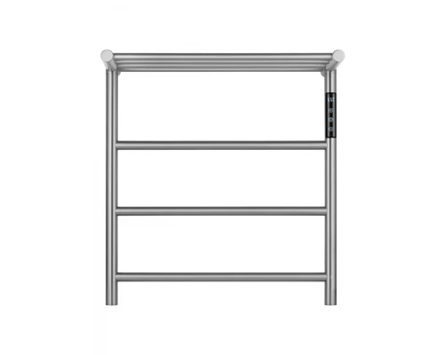 Полотенцесушитель электрический с полкой WONZON & WOGHAND BONN, Брашированный никель (WW-AL402-BR)