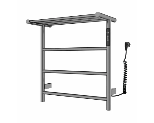 Полотенцесушитель электрический с полкой WONZON & WOGHAND BONN, Темный графит (WW-AL402-GM)