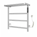 Полотенцесушитель электрический с полкой WONZON & WOGHAND BONN, Хром (WW-AL402-CR)