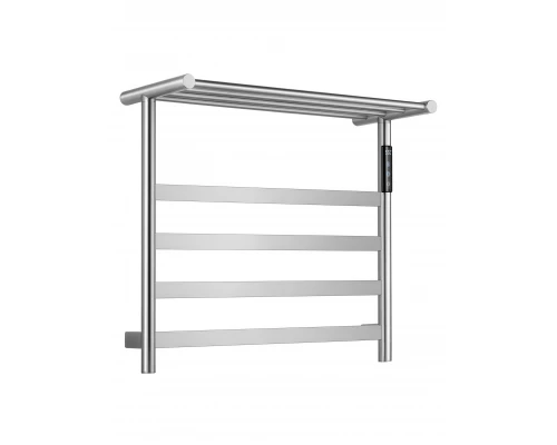 Полотенцесушитель электрический с полкой WONZON & WOGHAND ESSEN, Брашированный никель (WW-A402-BR)