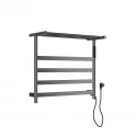 Полотенцесушитель электрический с полкой WONZON & WOGHAND ESSEN, Темный графит (WW-A402-GM)