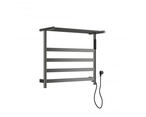 Полотенцесушитель электрический с полкой WONZON & WOGHAND ESSEN, Темный графит (WW-A402-GM)